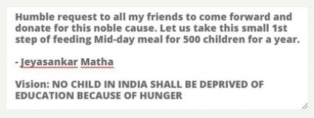 Akshaya Patra Fund Raising