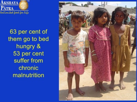 NO CHILD IN INDIA SHALL BE DEPRIVED OF EDUCATION BECAUSE OF HUNGER