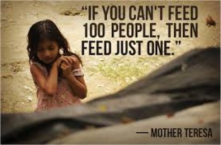 FEED THE HUNGRY. 